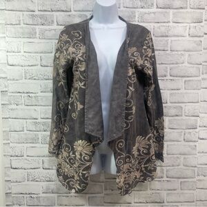 Take Two Clothing Co. 100% Cotton Open Front Cardigan Medium